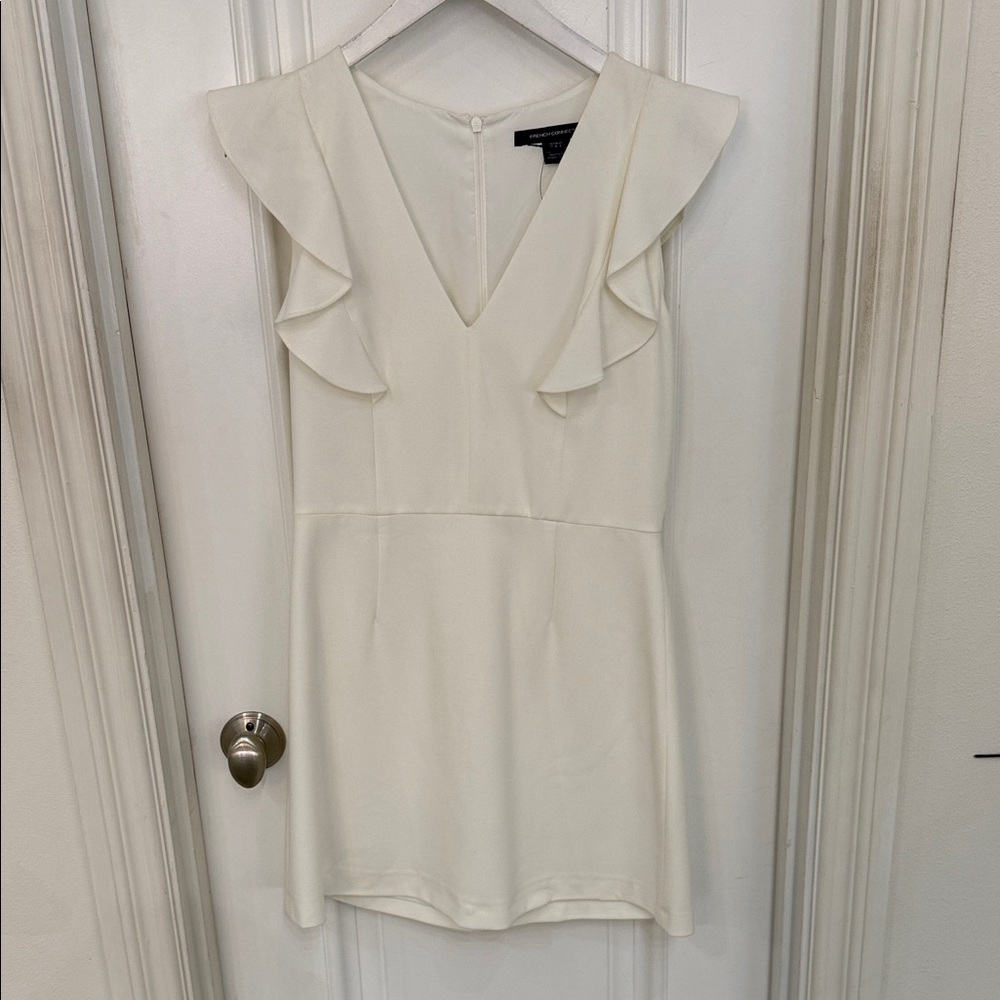 French Connection Cream Mini Dress
